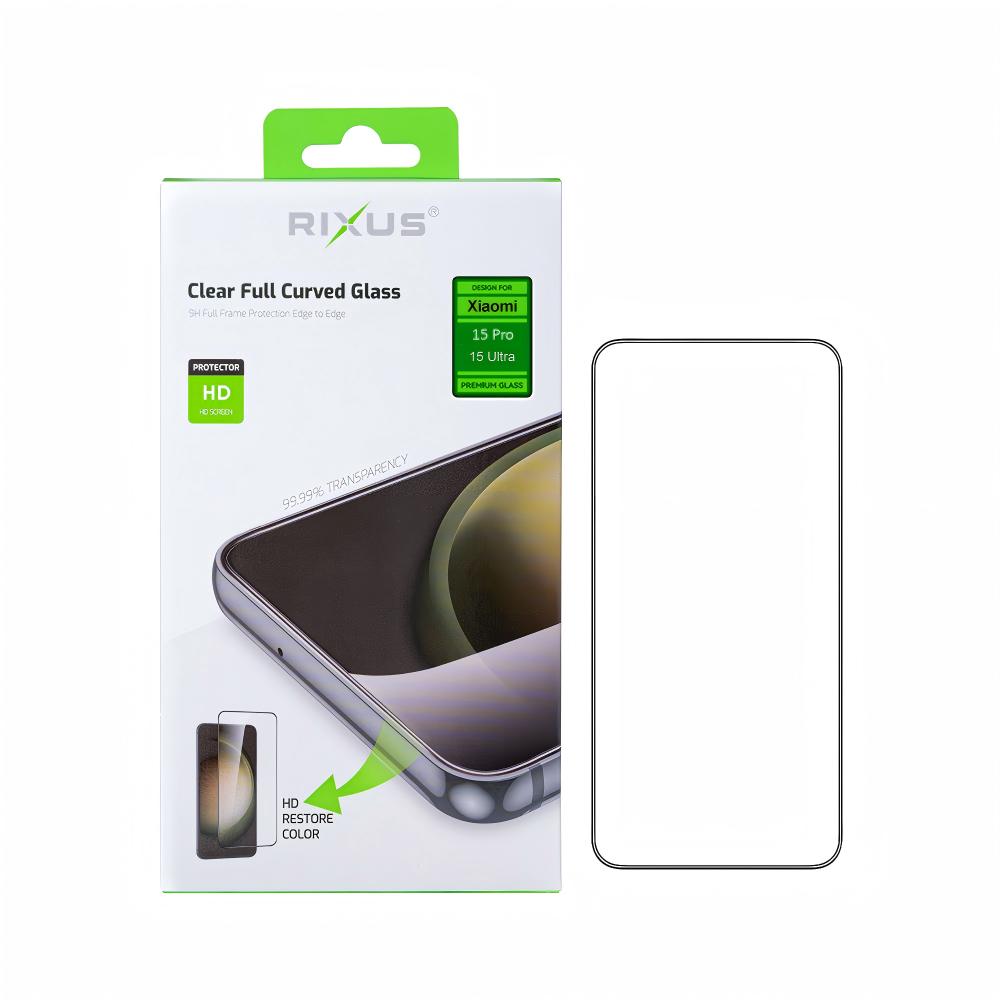 Rixus Clear HD Ultra Line Panzerglas für Xiaomi 15 Pro, 15 Ultra, 15S Pro