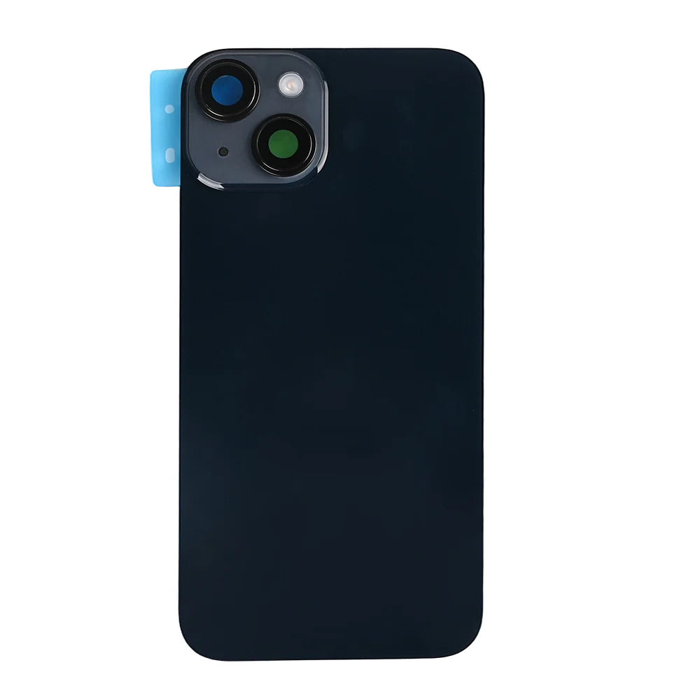 iPhone 14 Rückglas (Mitternacht Schwarz, Violet, Weiss, Braun, Gelb, Rot) mit integrierter NFC-Antenne und vergrössertem Kamerarahmen