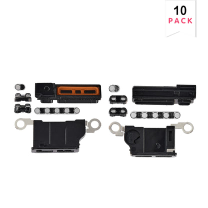 Für iPhone 16 Pro Max Lautsprecher-/Mikrofon-Gitter-Set Schwarz Titan (10er-Pack)