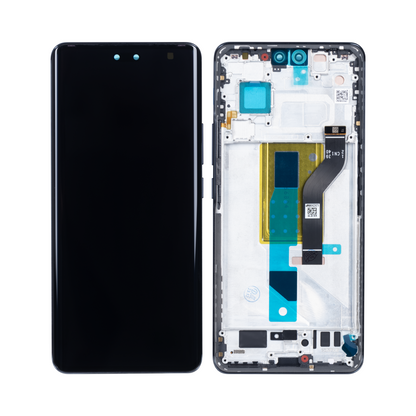 Xiaomi 13 Lite Display und Digitizer mit Rahmen, Schwarz, OEM