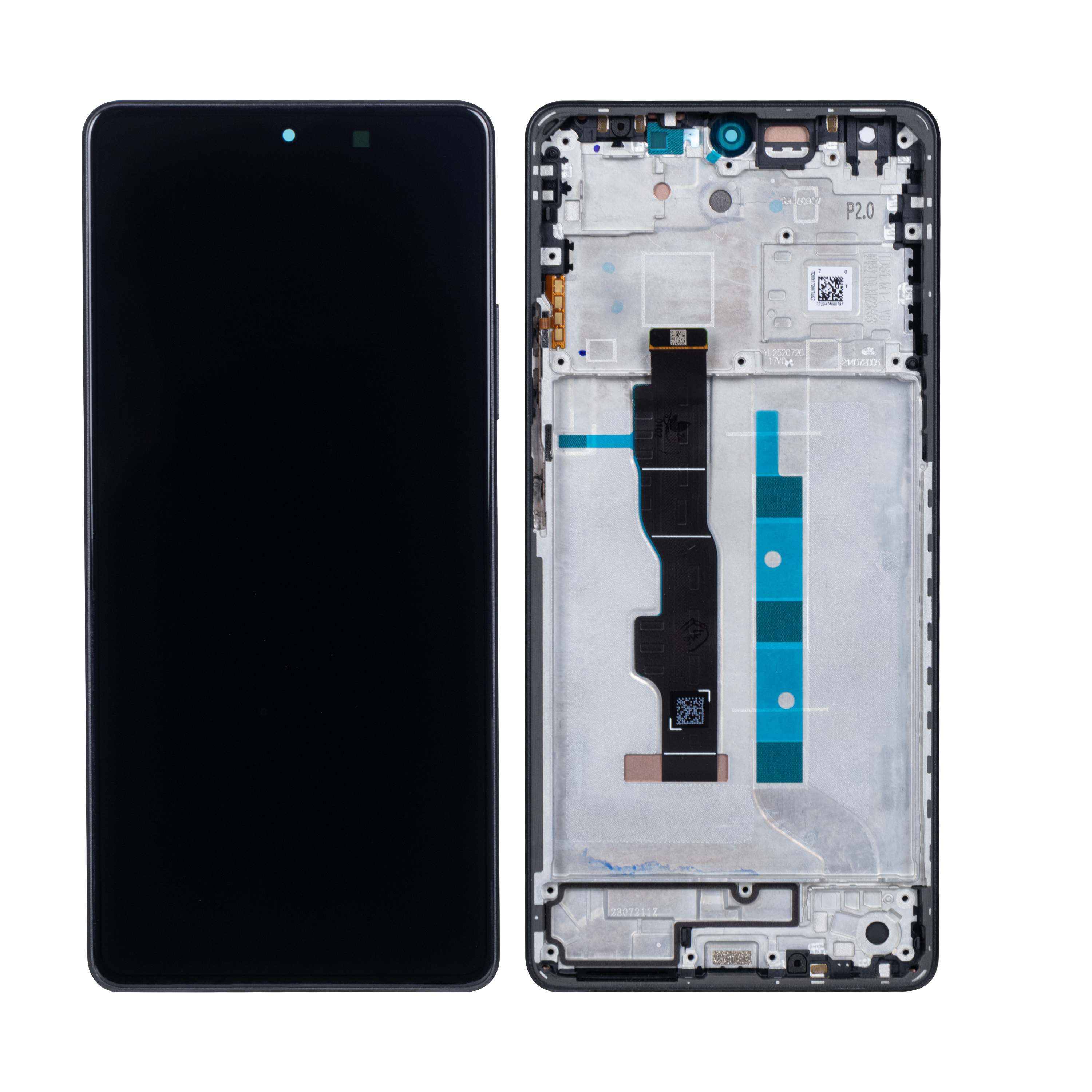 Xiaomi Redmi Note 13 5G Display und Digitizer mit Rahmen, Schwarz (OEM)