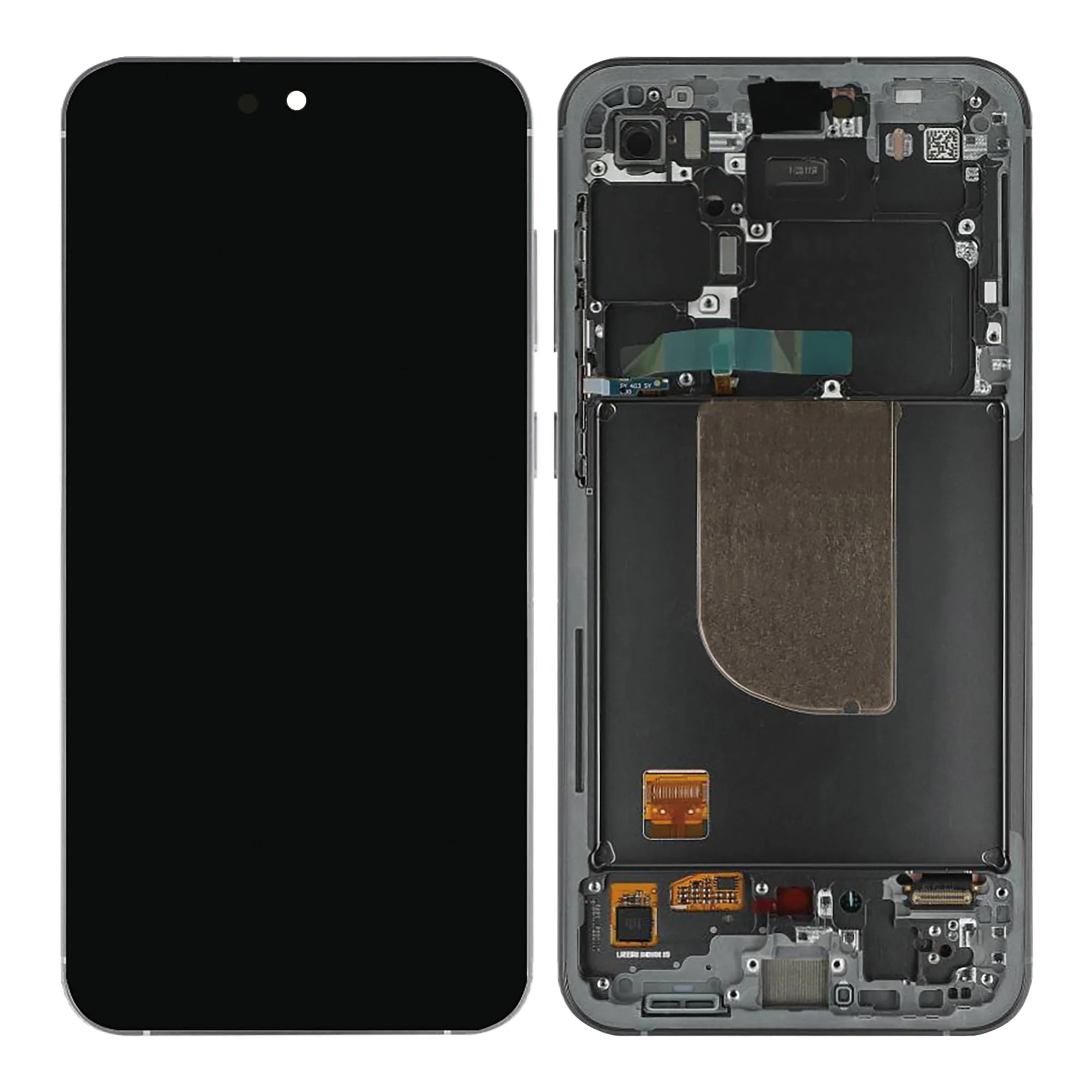 Samsung Galaxy S23 FE Display und Digitizer mit Rahmen Graphite Service Pack