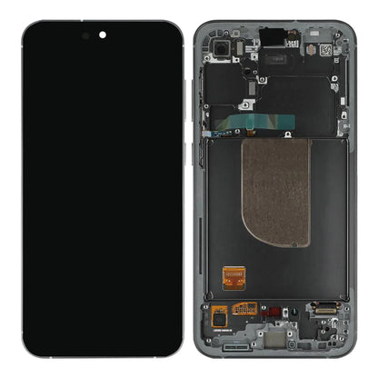 Samsung Galaxy S23 FE Display und Digitizer mit Rahmen Graphite Service Pack