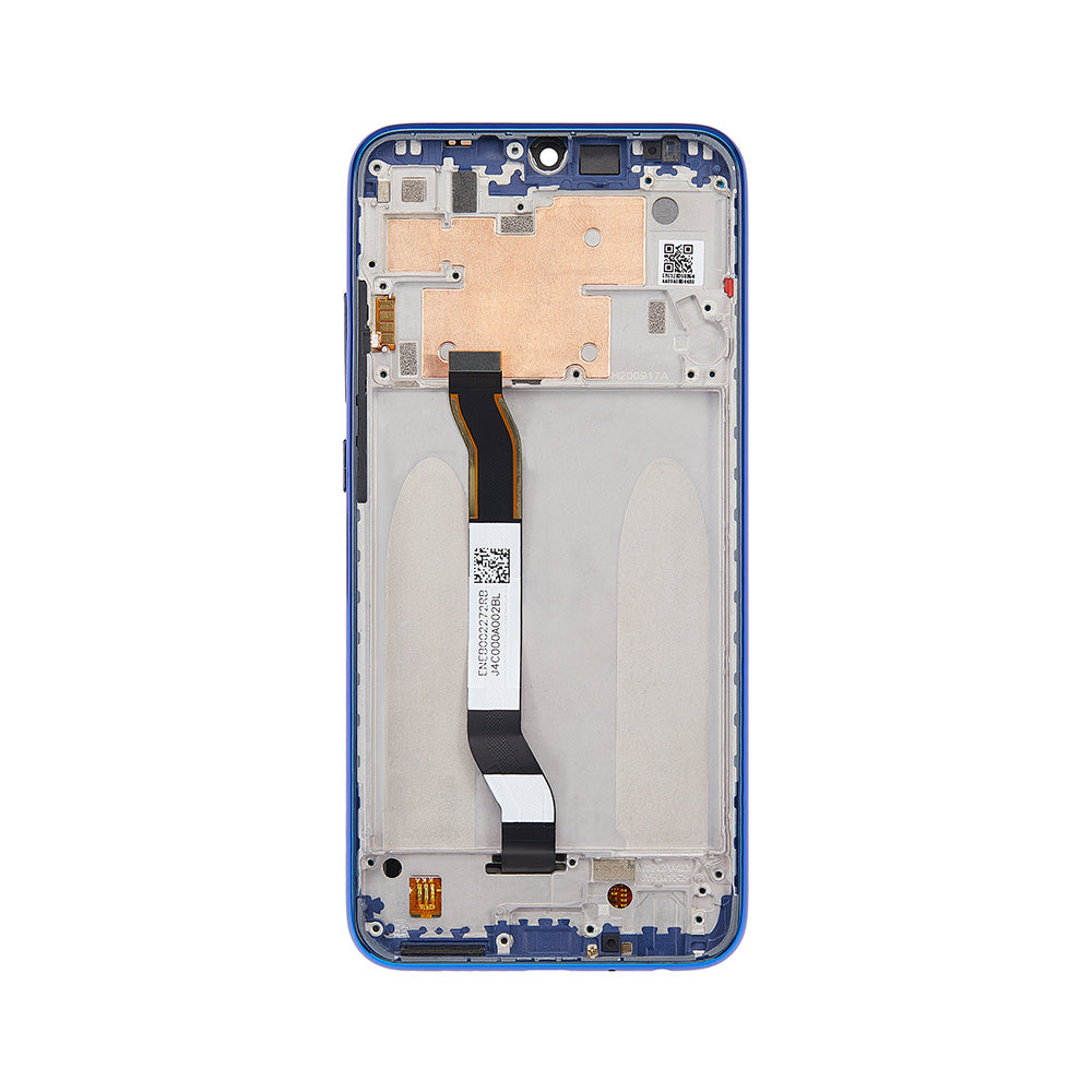 Xiaomi Redmi Note 8, Note 8 (2021) Display und Digitizer mit Rahmen, Neptunblau (OEM)