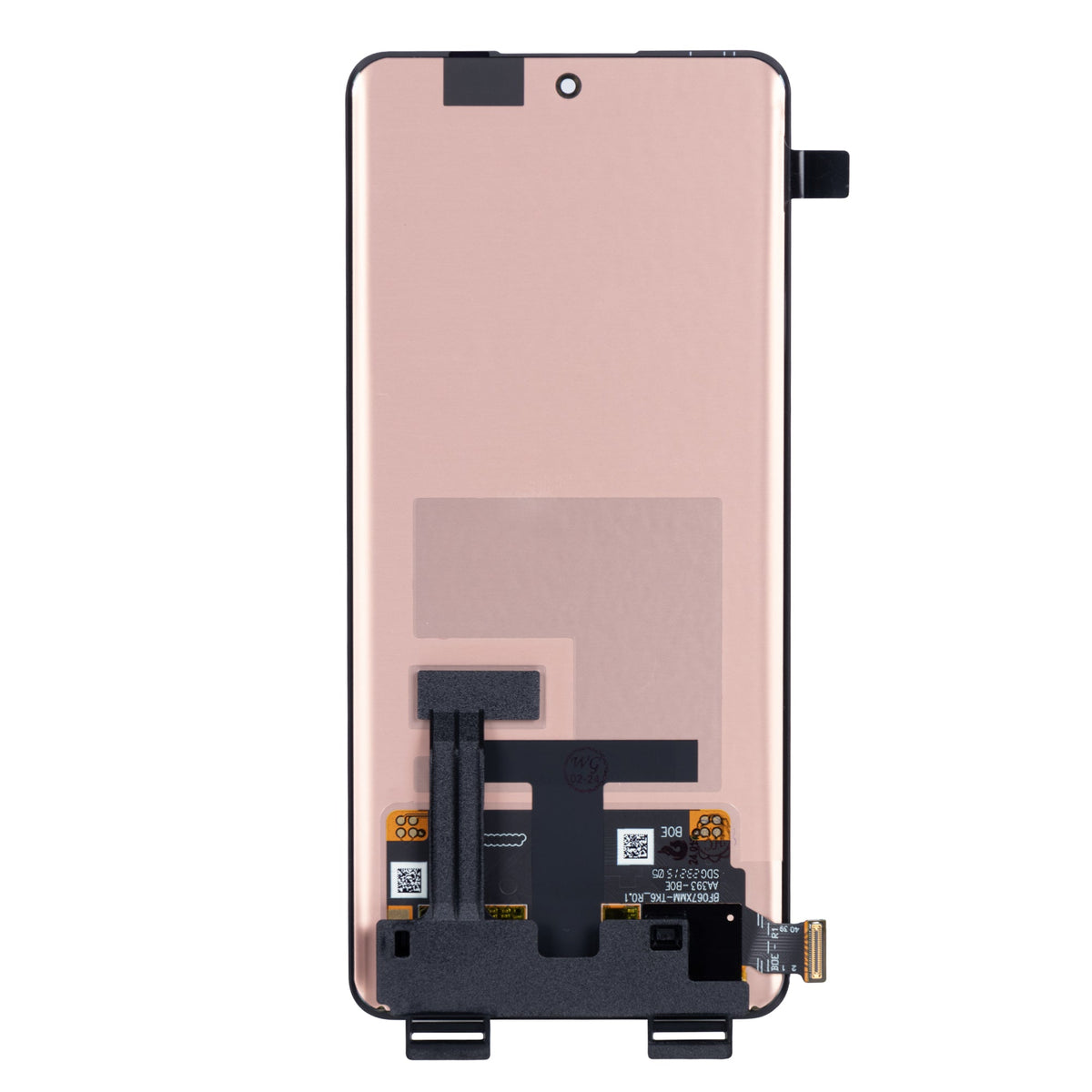 Oppo Reno 10 Pro Display und Digitizer ohne Rahmen, Schwarz, OEM