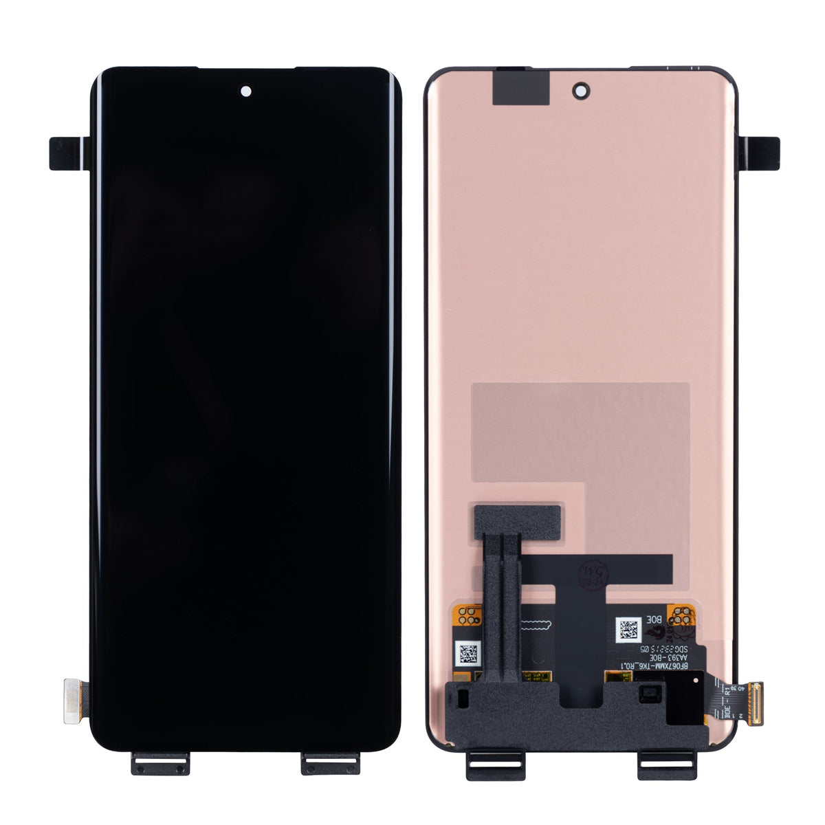 Oppo Reno 10 Pro Display und Digitizer ohne Rahmen, Schwarz, OEM