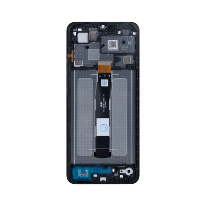 Xiaomi Redmi 12C Display und Digitizer mit Rahmen, Schwarz, OEM