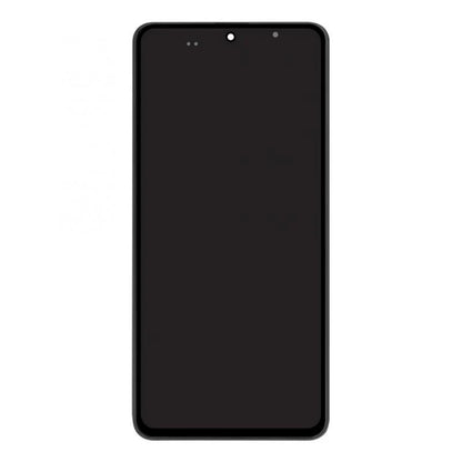 Samsung Galaxy A51 Display und Digitizer mit Rahmen Schwarz SOFT-OLED