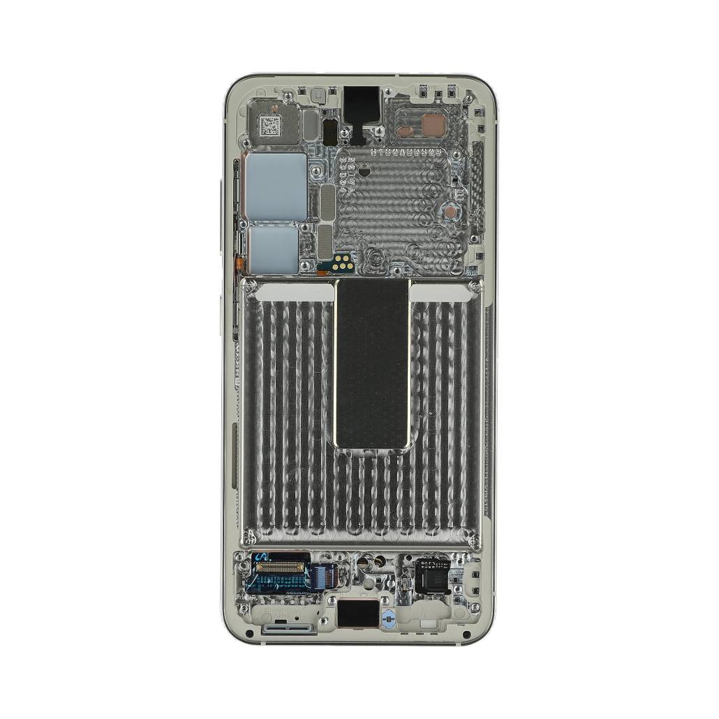 Samsung Galaxy S23 Display und Digitizer mit Rahmen, cremefarben, Service Pack