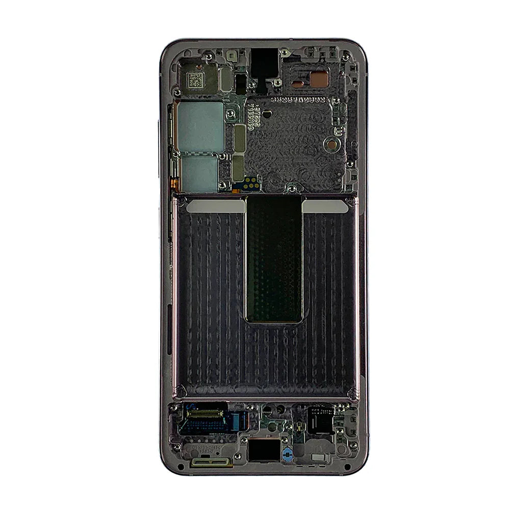 Samsung Galaxy S23 Display und Digitizer mit Rahmen Lavender Service Pack