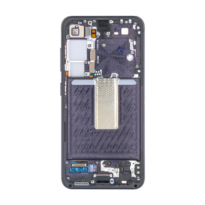 Samsung Galaxy S23 Display und Digitizer mit Rahmen Lime Service Pack