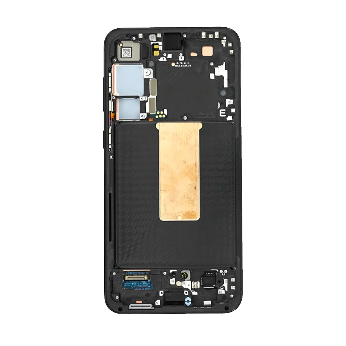 Samsung Galaxy S23 Plus, Display und Digitizer mit Rahmen Phantom Black Service Pack - Phonebazaar