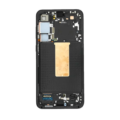 Samsung Galaxy S23 Plus, Display und Digitizer mit Rahmen Phantom Black Service Pack - Phonebazaar