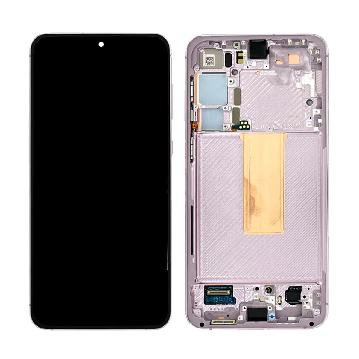 Samsung Galaxy S23 Plus Display und Digitizer mit Rahmen Lavender Service Pack - Phonebazaar