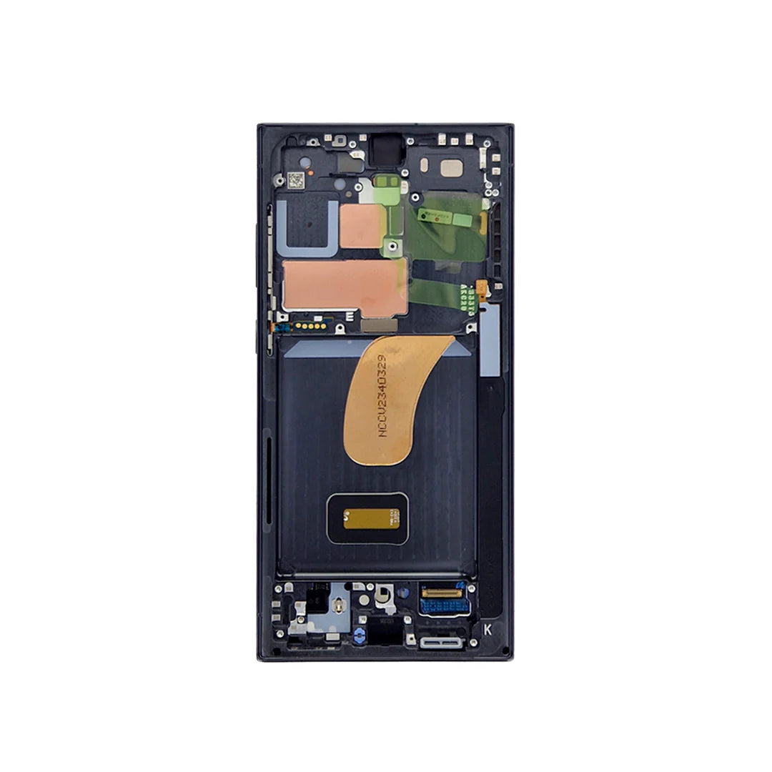Samsung Galaxy S23 Ultra Display und Digitizer mit Rahmen, Service Pack - Phonebazaar
