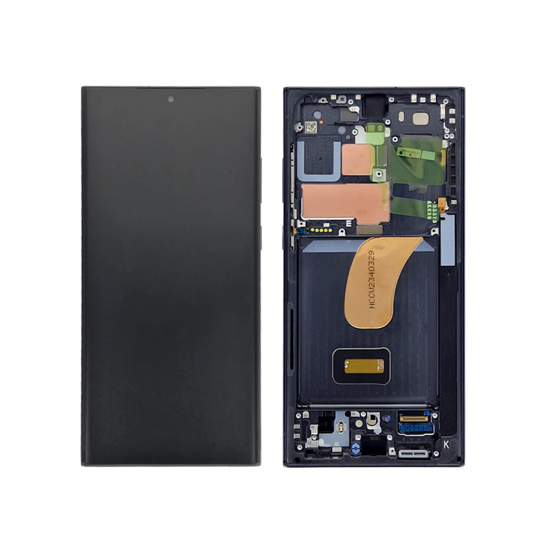 Samsung Galaxy S23 Ultra Display und Digitizer mit Rahmen, Service Pack - Phonebazaar
