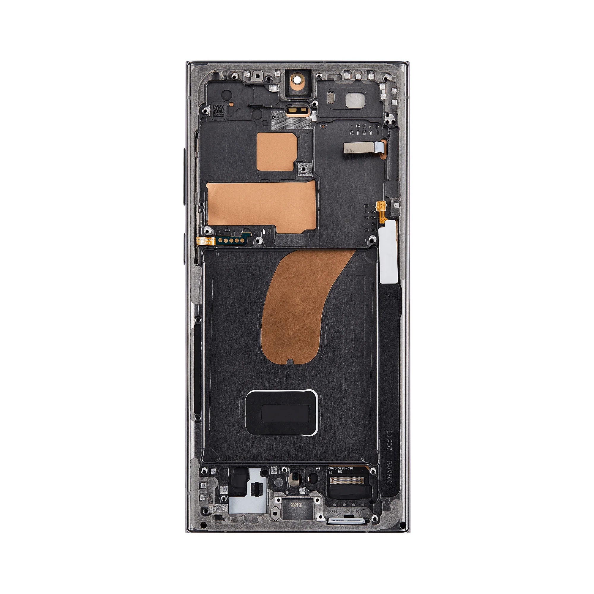 Samsung Galaxy S23 Ultra  Display und Digitizer mit Rahmen, Servicepaket - Phonebazaar
