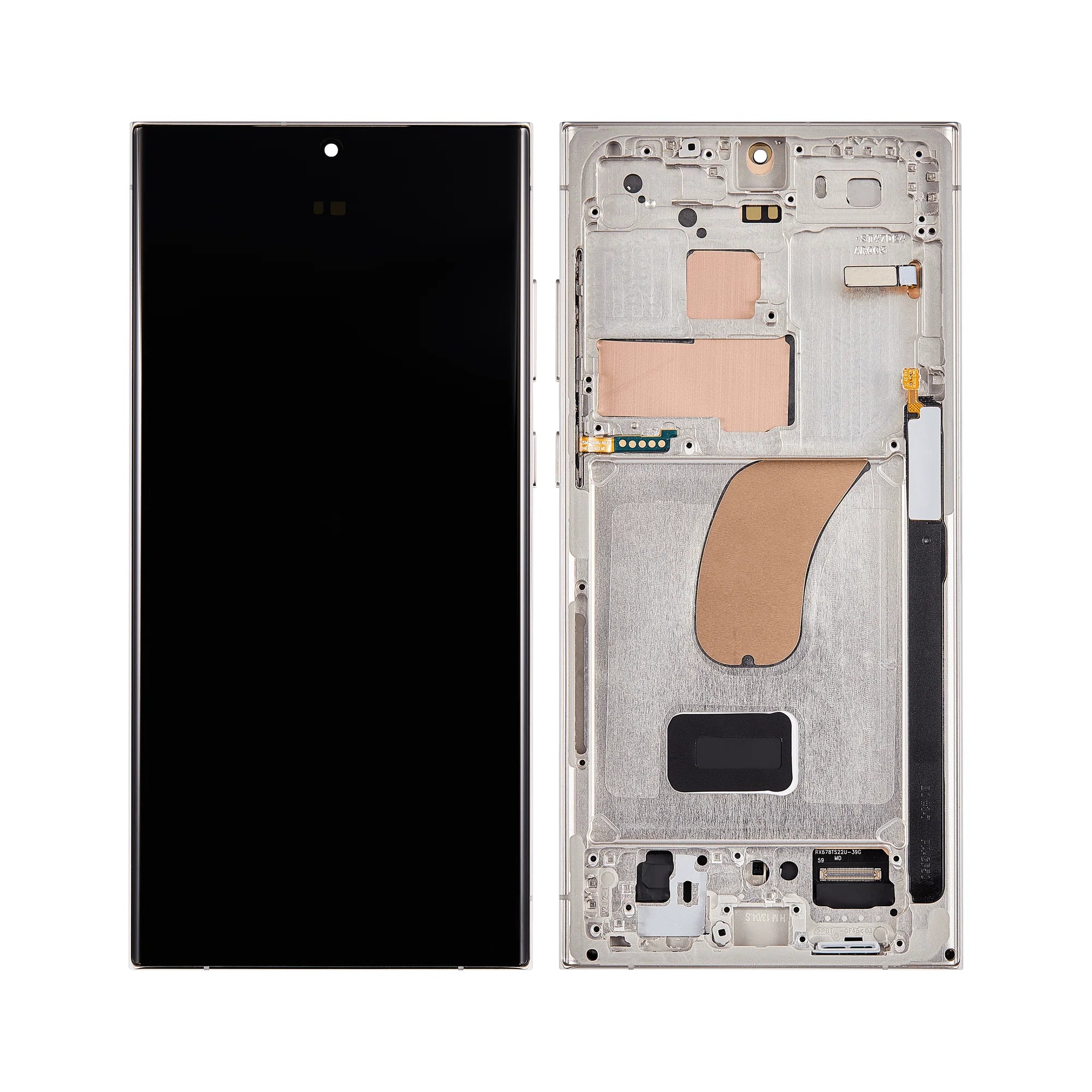 Samsung Galaxy S23 Ultra Display und Digitizer mit Rahmen, Service Pack - Phonebazaar
