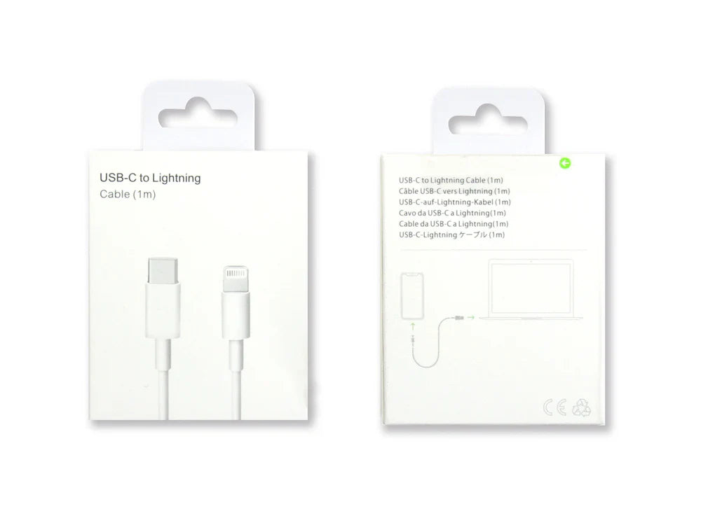USB-C auf Lightning Kabel fuer Apple (1m) – mit Verpackung