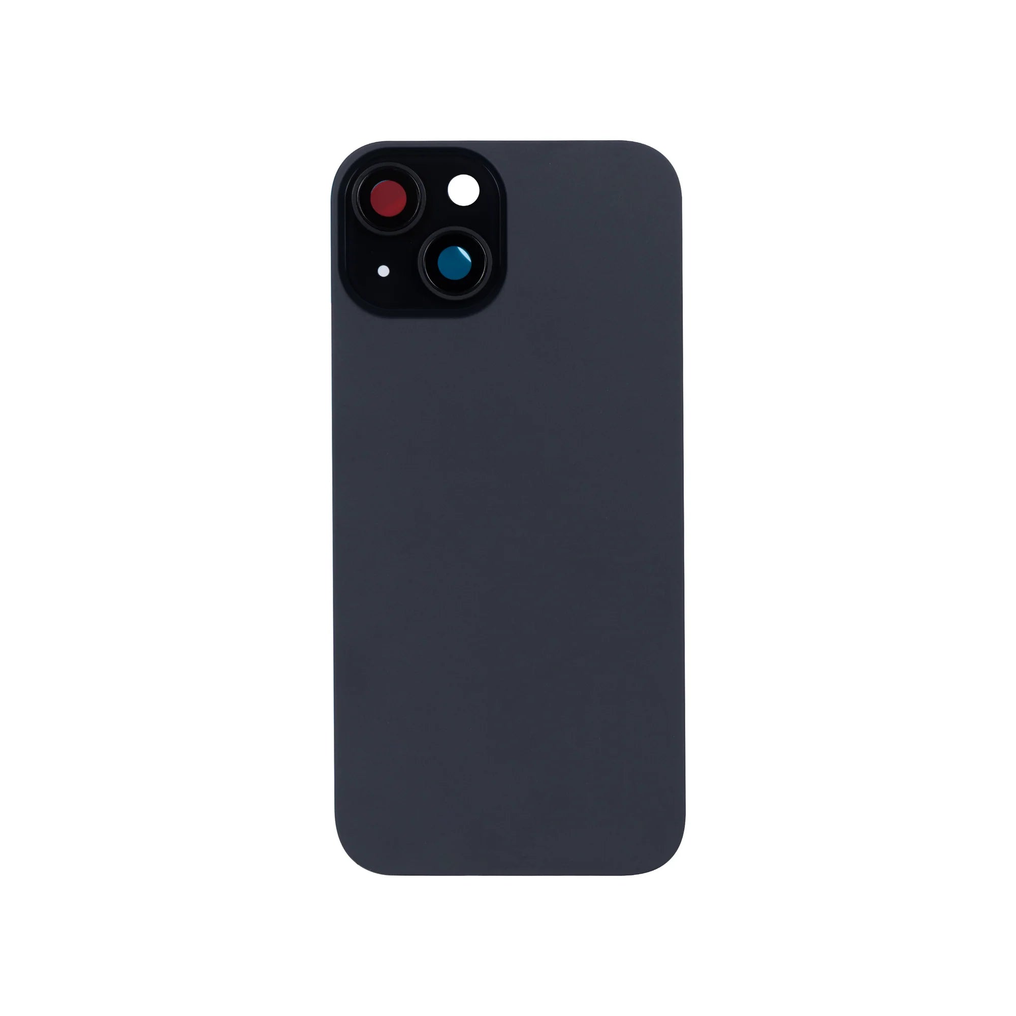 iPhone 15 Plus Extra Glas mit vergrössertem Kamerarahmen – Gelb, Blau, Schwarz, Silber, Rosa, Grün