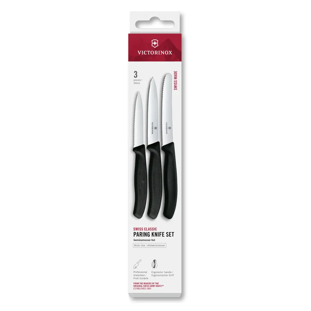 Swiss Classic Gemüsemesser Gerade-Wellen-Set, 3-teilig - Phonebazaar