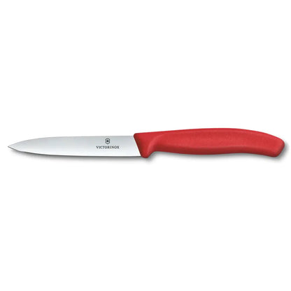 Victorinox Küchenmesser 10 cm – Polypropylen Griff   (Schwarz, Grün, Gelb, Lila, Blau,Rot, Orange)