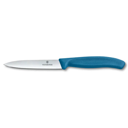 Victorinox Küchenmesser 10 cm – Polypropylen Griff   (Schwarz, Grün, Gelb, Lila, Blau,Rot, Orange)