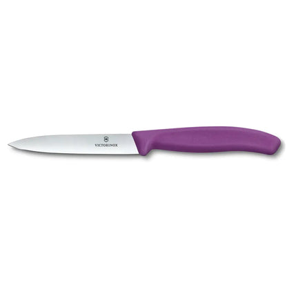 Victorinox Küchenmesser 10 cm – Polypropylen Griff   (Schwarz, Grün, Gelb, Lila, Blau,Rot, Orange)