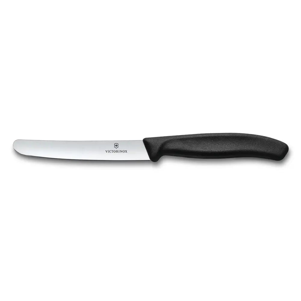 Victorinox Tafelmesser Wellen 11 cm – Griff (Schwarz, Rot, Orange, Lila, Grün, Blau, Gelb)