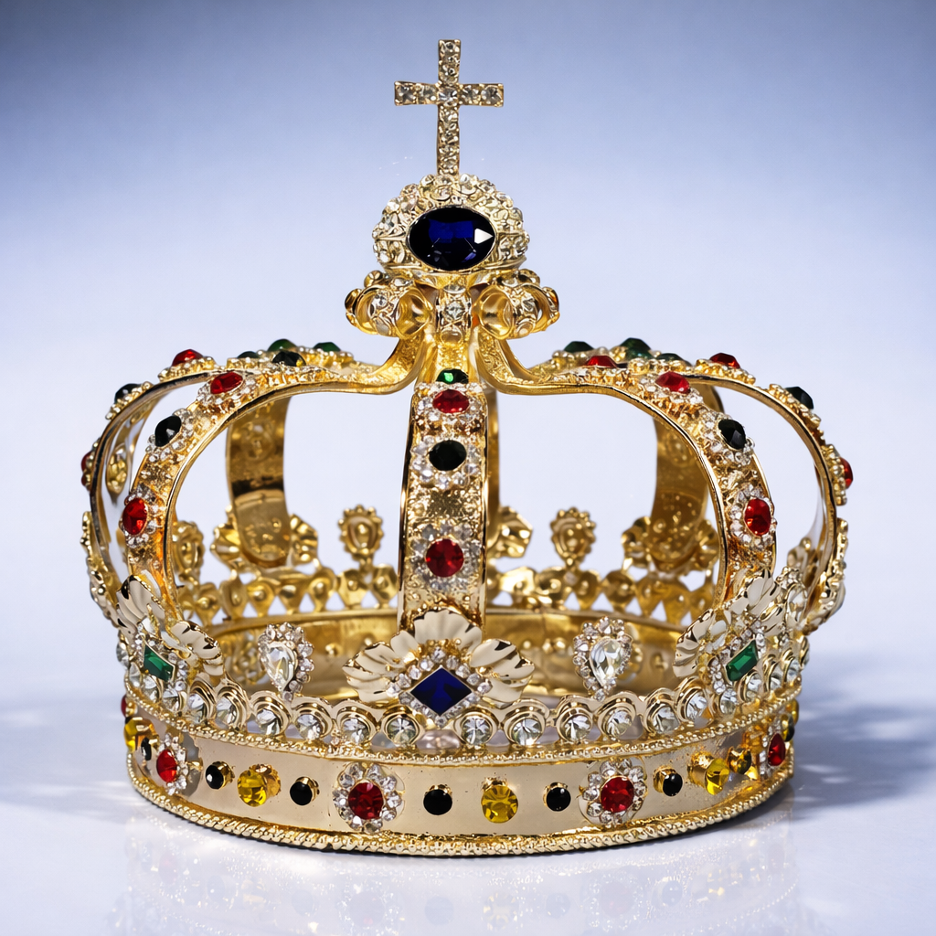 Barock Krone Gold – Exklusive Dekorative Krone