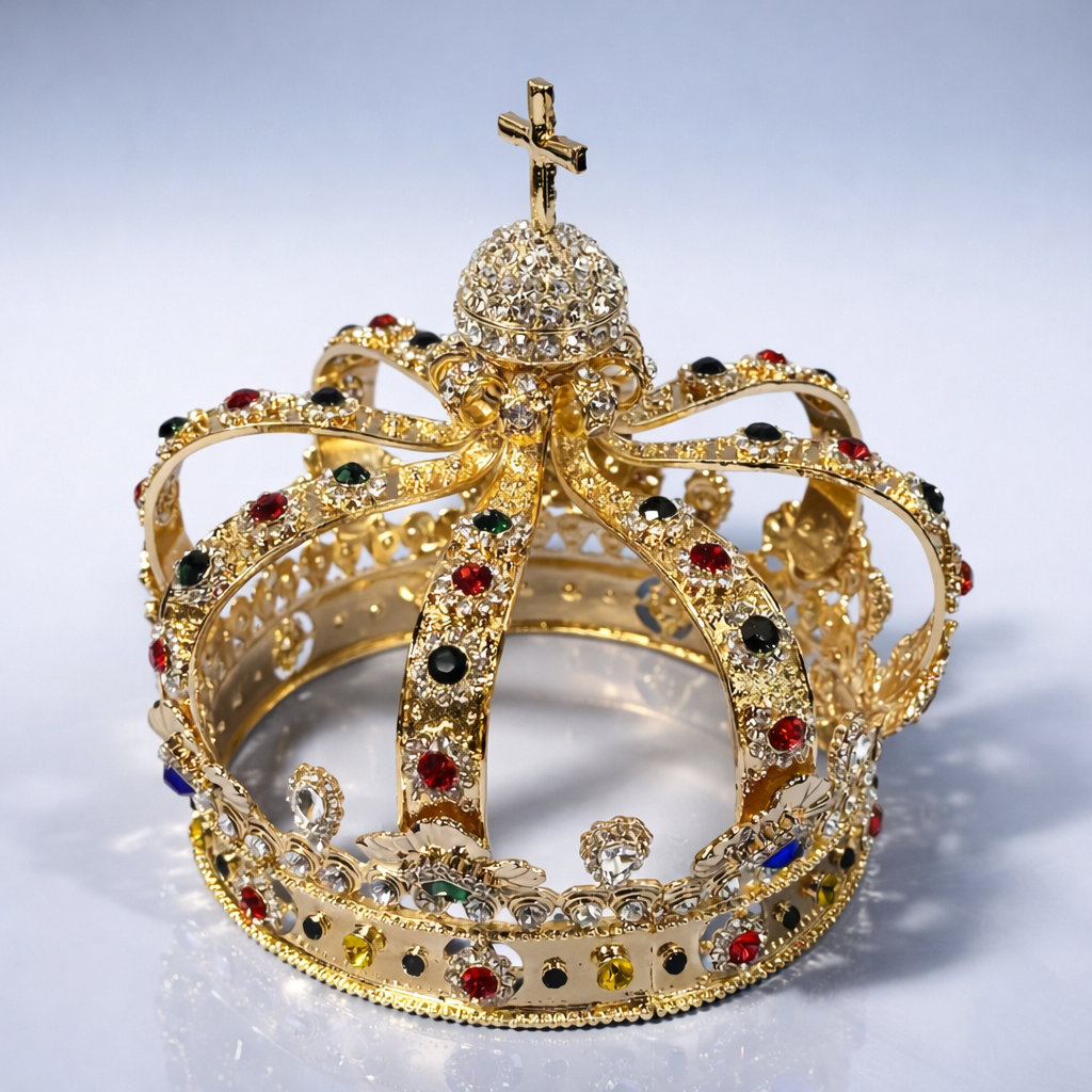 Barock Krone Gold – Exklusive Dekorative Krone