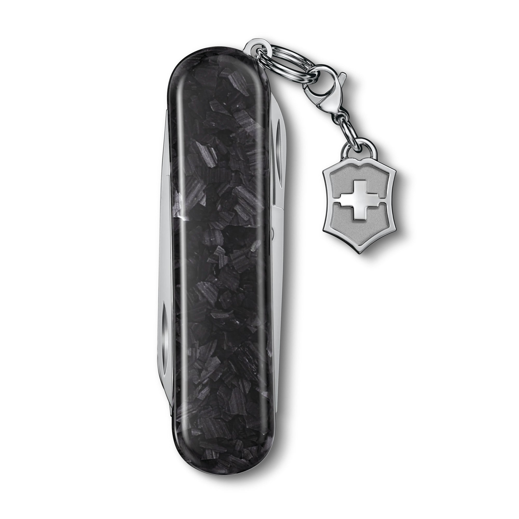 Victorinox Classic SD Brilliant Carbon mit Gravur