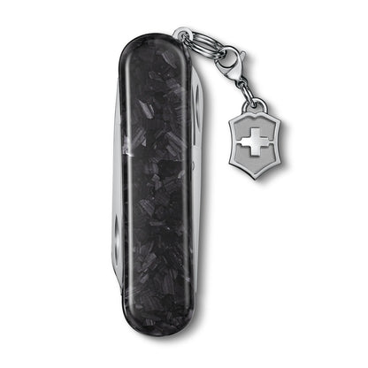 Victorinox Classic SD Brilliant Carbon mit Gravur