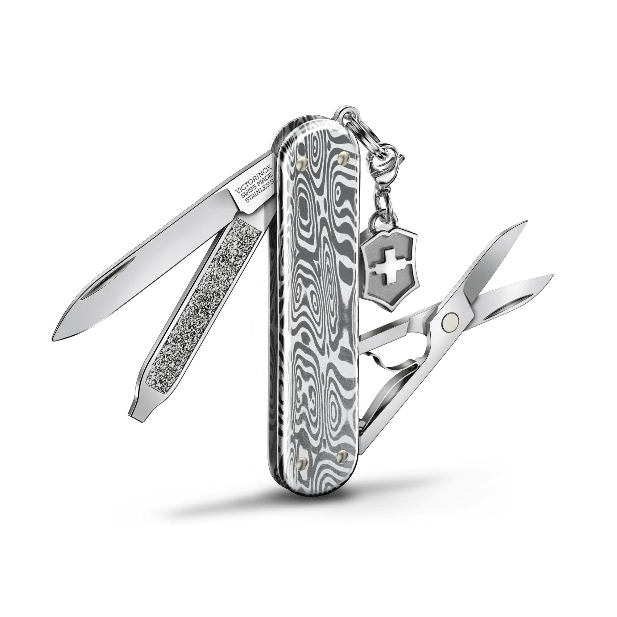 Victorinox Classic SD Brilliant Damast mit Gravur