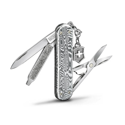 Victorinox Classic SD Brilliant Damast mit Gravur