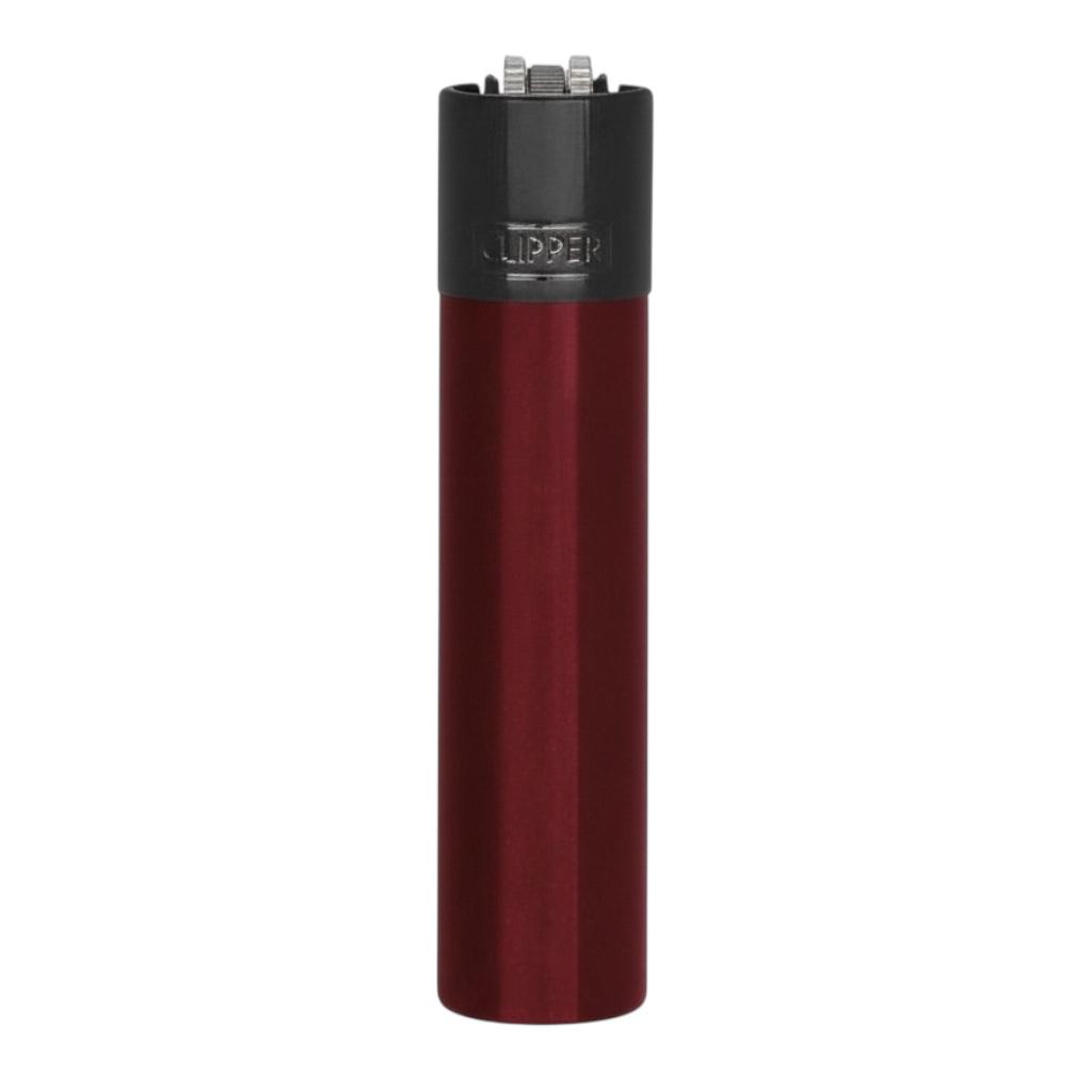 Clipper Metal Large Lava Bordeaux (Auf Wunsch mit Gravur)