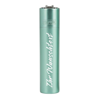 Clipper Metal Large TURQUOUSE (Auf Wunsch mit Gravur)