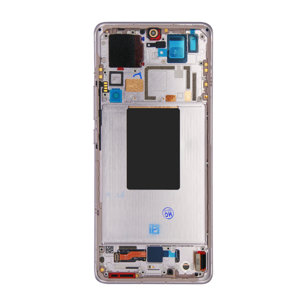 Xiaomi 12 Pro Display und Digitizer mit Rahmen, lila Servicepaket