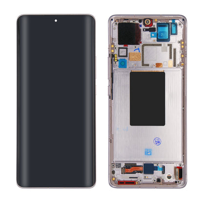 Xiaomi 12 Pro Display und Digitizer mit Rahmen, lila Servicepaket