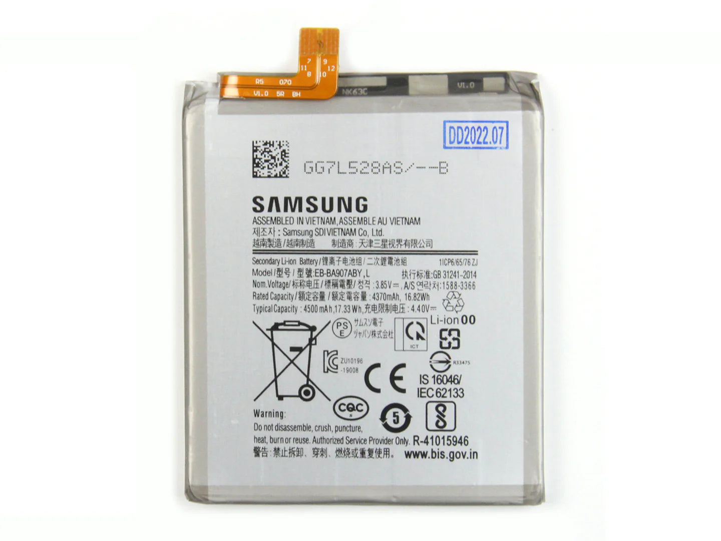 Samsung Galaxy S10 Lite G770F Akku EB-BA907ABY (OEM) - Phonebazaar