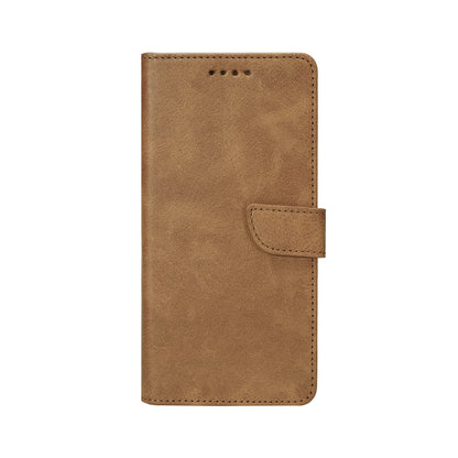 Rixus Book Case Wallet Case für Samsung Galaxy A71 Light Braun