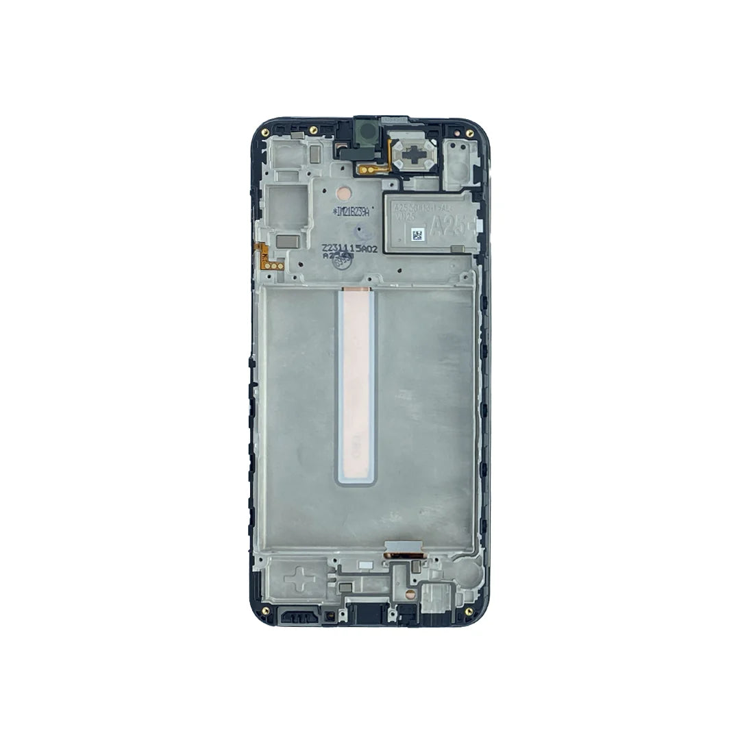 Samsung Galaxy A25  Service Pack Display – Schwarz (mit Rahmen, Original) - Phonebazaar