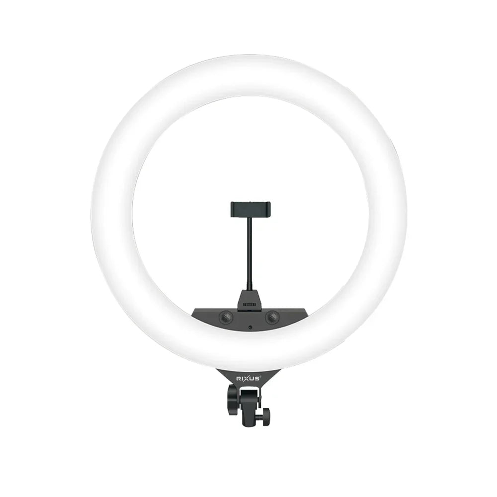 Rixus RXLG14 Selfie Ring Light And Holder Stick 14 inch