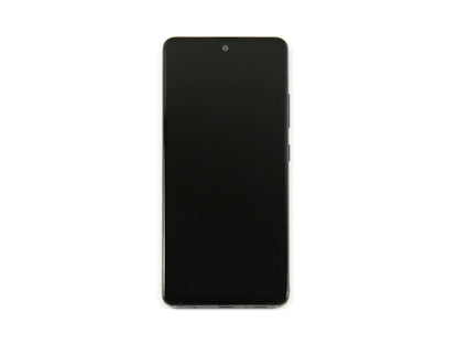 Samsung Galaxy A51 5G Display und Digitizer mit Rahmen Prism Cube Schwarz Service Pack