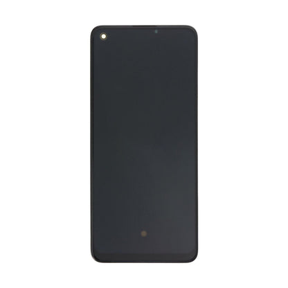 Oppo Reno 8 Lite Display und Digitizer mit Rahmen, Kosmisches Schwarz (OEM)