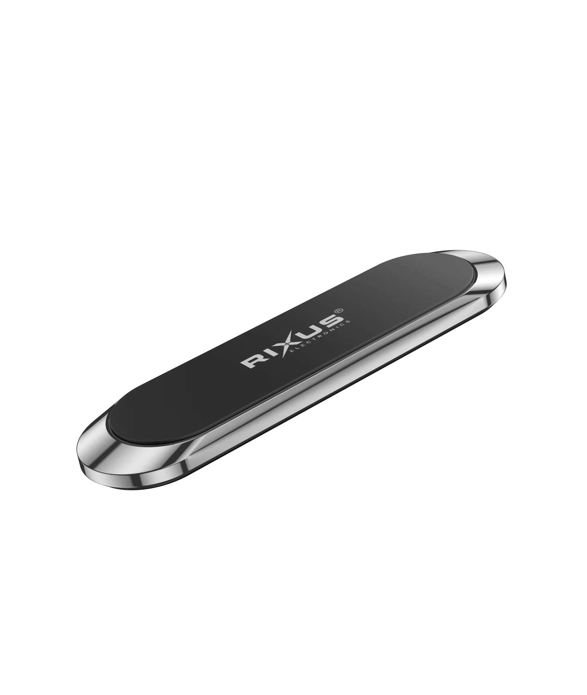 Rixus Universelle Silikon-Magnet Handyhalterung – Schwarz/Silber - Phonebazaar