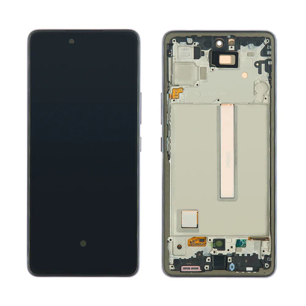 Samsung Galaxy A53 5G  Display und Digitizer mit Rahmen Schwarz Service Pack - Phonebazaar