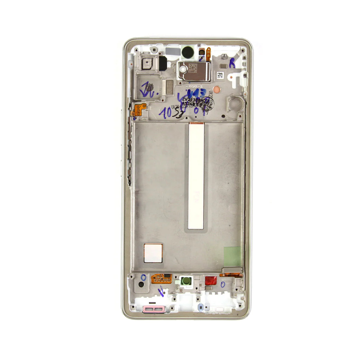 Samsung Galaxy A53 5G Display und Digitizer mit Rahmen, weiß, Service Pack - Phonebazaar