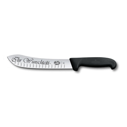 Victorinox Fibrox Schlacht- und Bankmesser, 20 cm mit Gravur