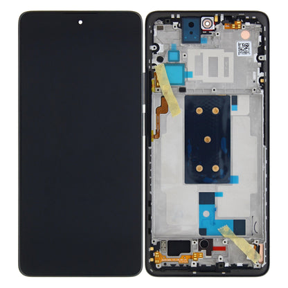 Xiaomi 11T Pro Display und Digitizer mit Rahmen, Meteoritengrau, Servicepaket